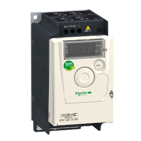 Schneider Electric Variable Frequency Drive; 0.50HP; 200-240VAC 3-Phase IN; 230VAC OUT; 2.4A; IP20
